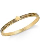 Kate Spade New York Gold-tone Glitter Thin Hinge Bangle Bracelet