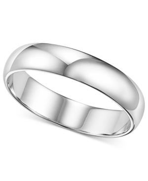 Platinum Ring, 4mm Wedding Band