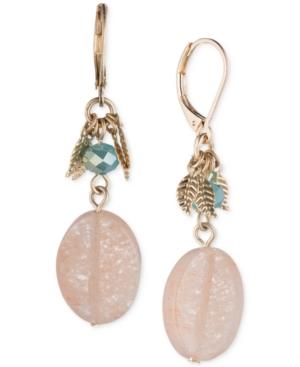Lonna & Lilly Gold-tone Shaky Stone Drop Earrings