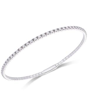 Diamond Flex Bangle Bracelet (1 Ct. T.w.) In 14k White Gold