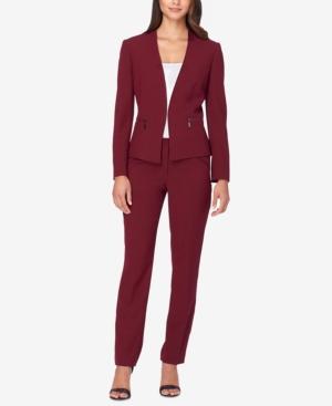 Tahari Asl Kiss-front Pantsuit