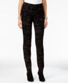 Style & Co Curvy-fit Ripple Effect Wash Skinny Jeans, Only At Macy's