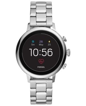 Fossil New Q Women's Venture Gen 4 Hr Stainless Steel Bracelet Touchscreen Smart Watch 40mm