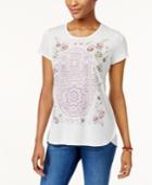 Style & Co High-low Graphic T-shirt, Created For Macy's