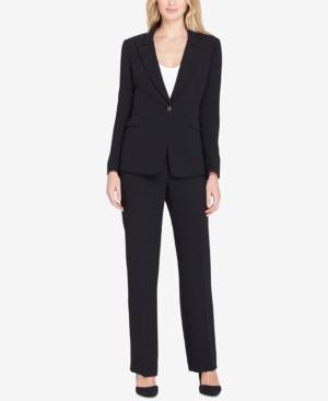 Tahari Asl Peak-lapel Pantsuit, Regular & Petite