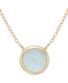 Blue Topaz Pendant Necklace (1-1/3 Ct. T.w.) In 14k Gold