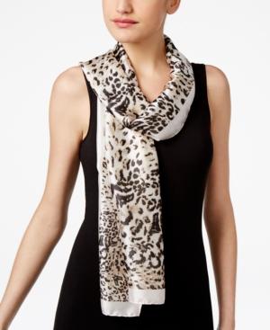 Vince Camuto Animal Stripe Oblong Scarf