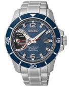 Seiko Men's Kinetic Direct Drive Stainless Steel Bracelet Watch 45mm Srg017