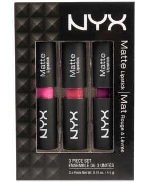 Nyx 3-pc. Matte Lipstick Set - Summer Breeze, Shocking Pink & Aria
