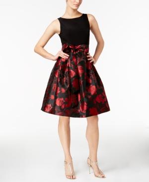 Jessica Howard Sash-belt Fit & Flare Dress
