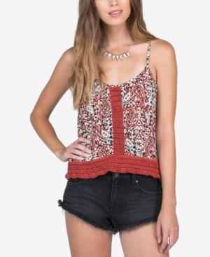Volcom Juniors' Crochet-detail Camisole