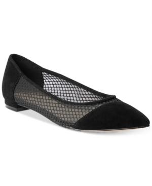 Nine West Ananie Mesh Pointed-toe Flats Women's Shoes