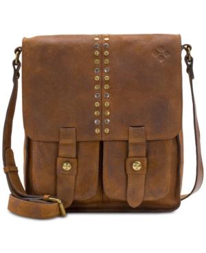 Patricia Nash Burnished Suede Armeno Crossbody Messenger