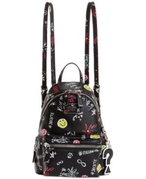 Guess Cool School Printed Small Backpack