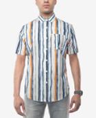 Sean John Men's Watercolor Stripe Shirt