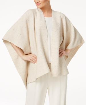 Eileen Fisher Heathered Serape Poncho