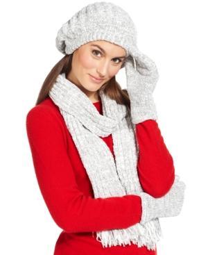 Charter Club Marled Chenille Shaker Scarf