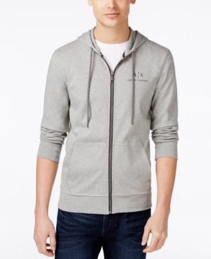 Armani Exchange Men's Signature Hoodie Jacket