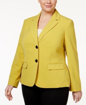 Nine West Plus Size Two-button Jacket