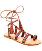 Madden Girl Saz Lace-up Flat Sandals Women's Shoes