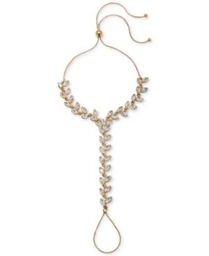 Jewel Badgley Mischka Gold-tone Crystal Hand Chain