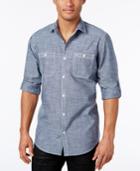 I.n.c. Men's Chambray Dual-pocket Shirt, Created For Macy's