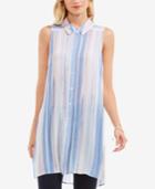 Two By Vince Camuto Striped Tunic Shirt