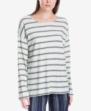 Max Studio London Cotton Striped Top, Created For Macy's