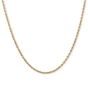 "14k Gold Necklace, 30"" Diamond Cut Chain"