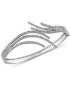 Pave Classica By Effy Diamond Bangle Bracelet (2-1/4 Ct. T.w.) In 14k White Gold