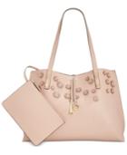 Calvin Klein Sonoma Flower Applique Novelty Tote With Pouch