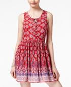 American Rag Printed Lace-up Sundress, Only At Macy's