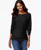 Inc International Concepts Petite Embellished Tunic Sweater, Only At Macy's