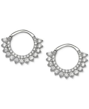 Giani Bernini Cubic Zirconia Huggie Hoop Earrings, Created For Macy's