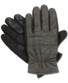 Isotoner Signature Thermaflex Smartouch Brushed Tweed Back Glove With Brushed Microfiber Palm