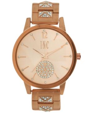 Inc International Concepts Women's Crystal Rose Gold-tone Bracelet Watch 40mm In006rg, A Macy's Exclusive Style