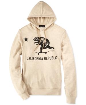 Ring Of Fire Marled California Republic Drawstring Hoodie