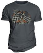Changes Men's Hot Wheels Flame Skull Graphic-print T-shirt