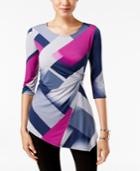 Alfani Printed Hardware Top, Only At Macy's