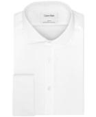 Calvin Klein Steel Non-iron Slim-fit Solid French Cuff Performance Shirt