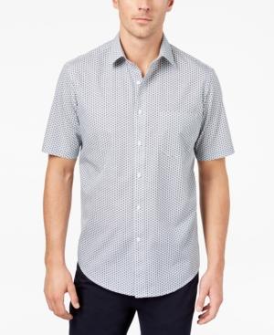 Club Room Men's Mini-print Shirt, Created For Macy's