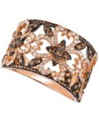 Le Vian Chocolatier Diamond Fancy Filigree Ring (1 Ct. T.w.) In 14k Rose Gold
