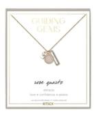 Kitsch Guiding Gems Rose Quartz Cluster Charms Necklace