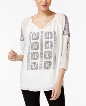 Calvin Klein Embroidered Top