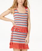 Moon River Cotton Fringe-trim Tank Top