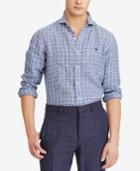 Polo Ralph Lauren Men's Classic Fit Plaid Linen Shirt