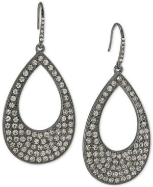 Abs By Allen Schwartz Pave Open Drop Earrings