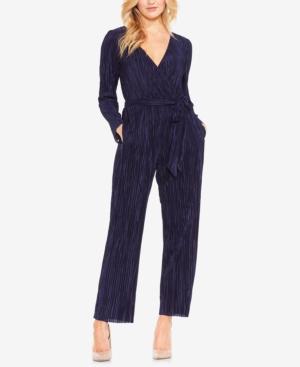 Vince Camuto Printed Surplice Jumpsuit