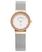 Skagen Denmark Watch, Women's Stainless Steel Mesh Bracelet 358srsc