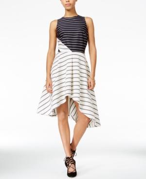 Rachel Rachel Roy Striped Fit & Flare Dress, Only At Macy's